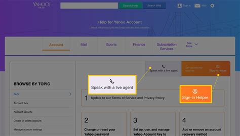 email yahoo support